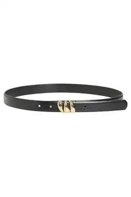 Wehkamp VILA Visigne leren riem zwart aanbieding