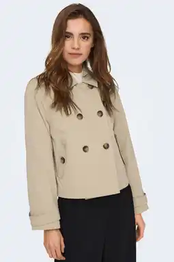 Wehkamp ONLY trenchcoat beige aanbieding
