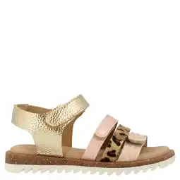 Wehkamp Develab sandalen goud/panterprint aanbieding