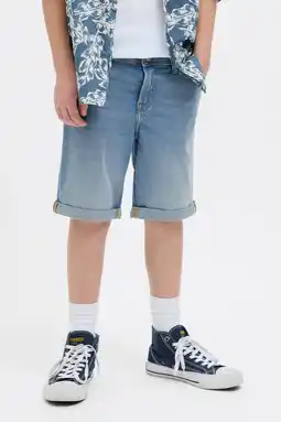 Wehkamp JACK & JONES JUNIOR denim short medium blue denim aanbieding