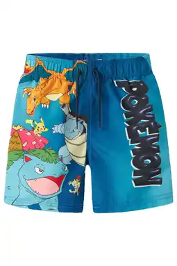 Wehkamp NAME IT KIDS Pokémon zwemshort blauw aanbieding