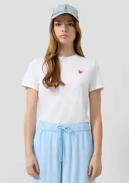 Wehkamp QS T-shirt wit aanbieding
