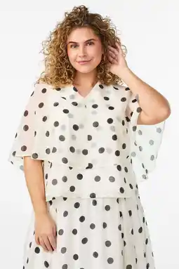 Wehkamp Zizzi top wit aanbieding