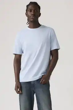 Wehkamp Levi's regular T-shirt lichtblauw aanbieding