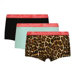 Wehkamp Vingino short - bruin/multicolor (set van 3) aanbieding