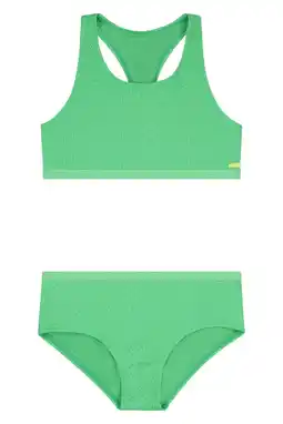Wehkamp Shiwi The Sunshine Brand crop bikini Charlie lichtgroen aanbieding