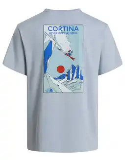 Wehkamp The North Face T-shirt Mountain Celebration grijs aanbieding