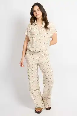 Wehkamp CS the Label straight regularwaist casual broek zand aanbieding