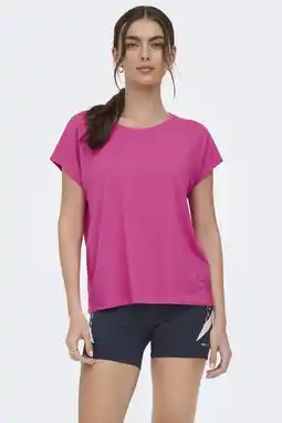 Wehkamp ONLY PLAY sportshirt ONPAUBREE roze aanbieding