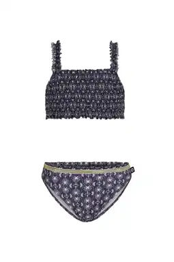 Wehkamp Like Flo cropped bikini donkerblauw/ecru aanbieding