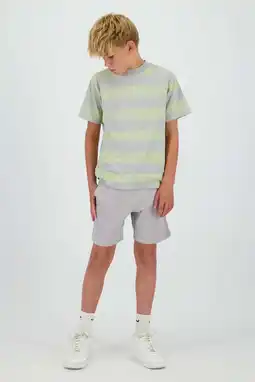 Wehkamp Raizzed relaxed regularwaist sweatshort lichtgrijs aanbieding