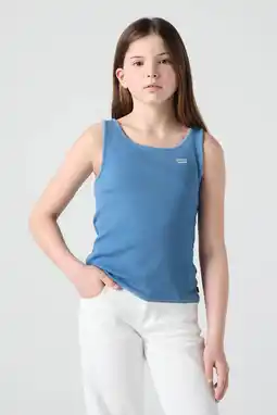 Wehkamp Levi's Tanktop blauw rib gebreid aanbieding