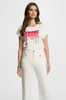 Wehkamp Morgan T-shirt wit aanbieding