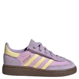 Wehkamp adidas Originals Handball Spezial suède sneakers lila/lichtgeel aanbieding