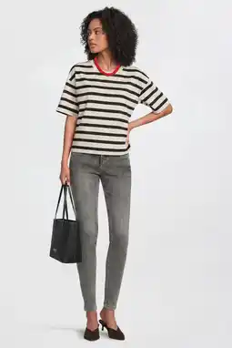 Wehkamp Anytime regular waist skinny jeans grijs aanbieding