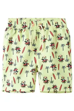 Wehkamp NAME IT KIDS zwemshort limegroen aanbieding
