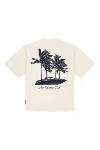 Wehkamp Baron Filou oversized T-shirt met backprint ecru aanbieding