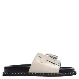 Wehkamp Copenhagen Shoes leren slippers ecru aanbieding