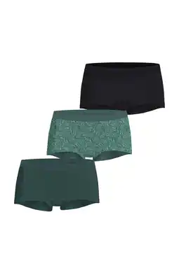 Wehkamp Björn Borg short (set van 3) donkergroen/zwart aanbieding