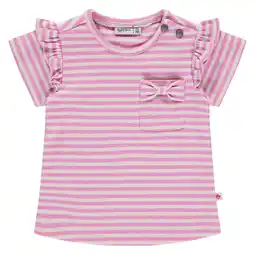 Wehkamp Babyface gestreept T-shirt roze aanbieding
