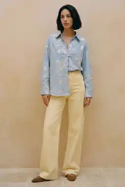 Wehkamp VERO MODA blouse met borduursels - blauw aanbieding