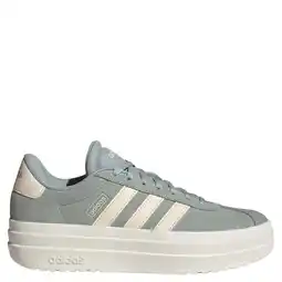 Wehkamp adidas Sportswear VL Court Bold suede sneakers grijsgroen/ecru aanbieding