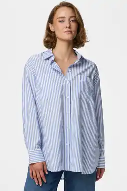Wehkamp PIECES blouse blauw aanbieding
