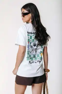 Wehkamp Colourful Rebel T-shirt met backprint - wit aanbieding