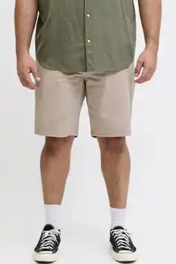 Wehkamp JACK & JONES PLUS SIZE JPSTTONY denim short beige aanbieding