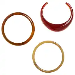 Wehkamp PIECES armband PCKELLY - bruin (set van 3) aanbieding
