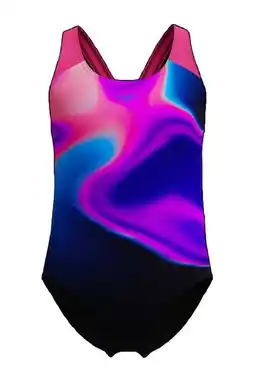 Wehkamp Speedo Endurance+ sportbadpak Splashback zwart/roze aanbieding