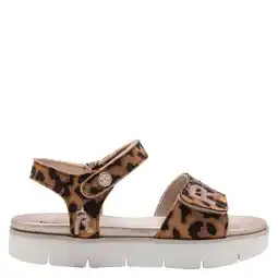 Wehkamp REPLAY sandalen bruin/panterprint aanbieding
