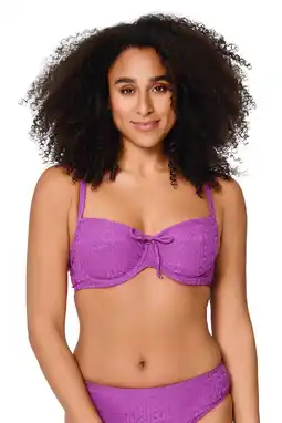 Wehkamp LingaDore voorgevormde beugel bikinitop fuchsia aanbieding