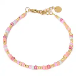 Wehkamp Label Kiki gold plated armband Colorful Rainbow aanbieding