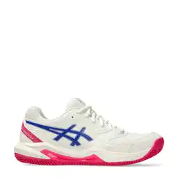 Wehkamp ASICS Gel-Dedicate tennisschoenen wit/kobaltblauw/fuchsia aanbieding