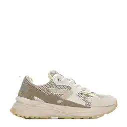 Wehkamp HUB Grid sneakers taupe aanbieding