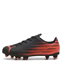 Wehkamp Puma Attacanto II junior voetbalschoenen zwart/oranje aanbieding
