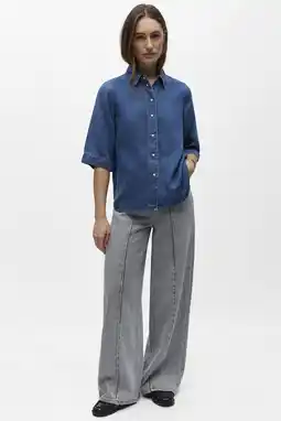 Wehkamp OBJECT denim blouse aanbieding