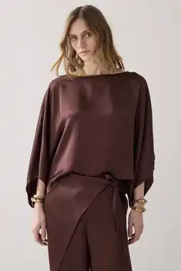 Wehkamp Summum top bruin aanbieding