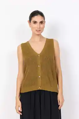 Wehkamp Soyaconcept gilet oker aanbieding