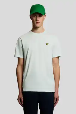 Wehkamp Lyle & Scott regular T-shirt mintgroen aanbieding