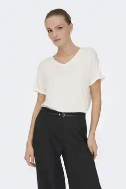 Wehkamp JDY T-shirt ecru aanbieding