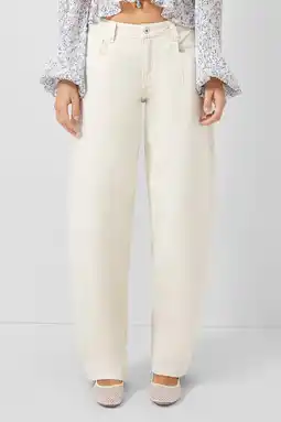 Wehkamp QS barrel jeans wit aanbieding