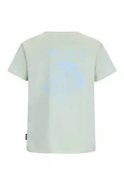 Wehkamp Retour Jeans T-shirt met backprint mintgroen aanbieding