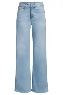 Wehkamp Lois Rosalia wide leg jeans light blue denim aanbieding