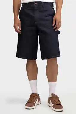 Wehkamp Redefined Rebel baggy short dark blue denim aanbieding