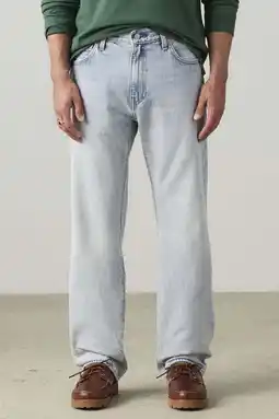 Wehkamp Levi's 555 straight leg jeans light blue denim aanbieding
