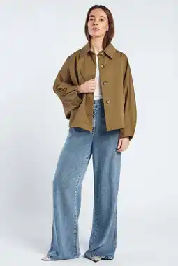 Wehkamp Spooq the label trenchcoat olijfgroen aanbieding