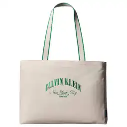 Wehkamp Calvin Klein shopper ecru aanbieding