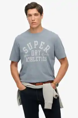 Wehkamp Superdry relaxed T-shirt grijsblauw aanbieding